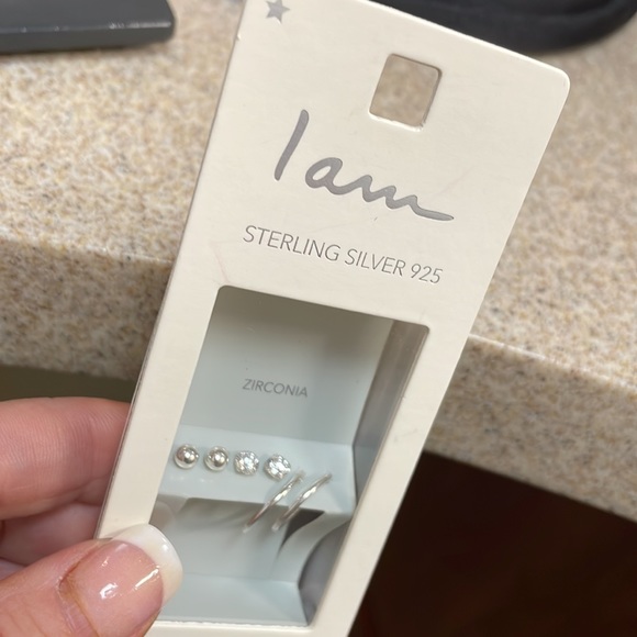 Sterling Silver & Zirconia Earrings - Picture 2 of 10